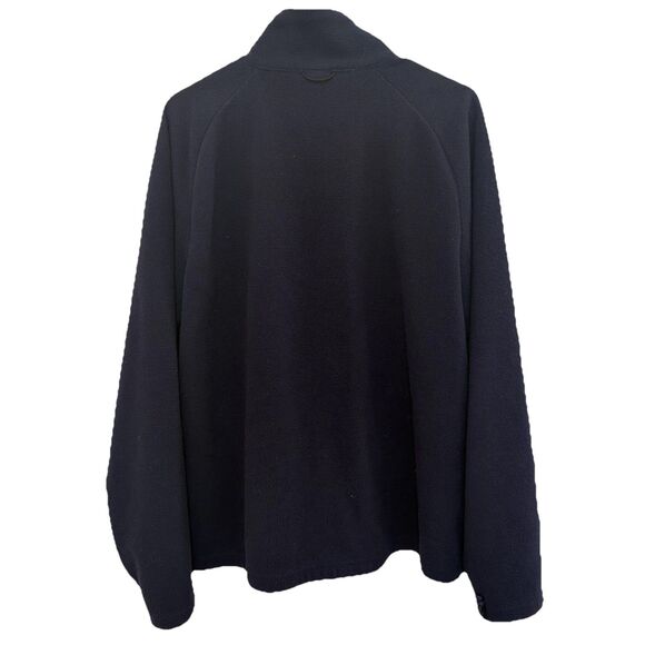 The North Face Men’s Large Navy Blue Full Zip Fleece Jacket Lightweight Outdoor - Picture 4 of 10